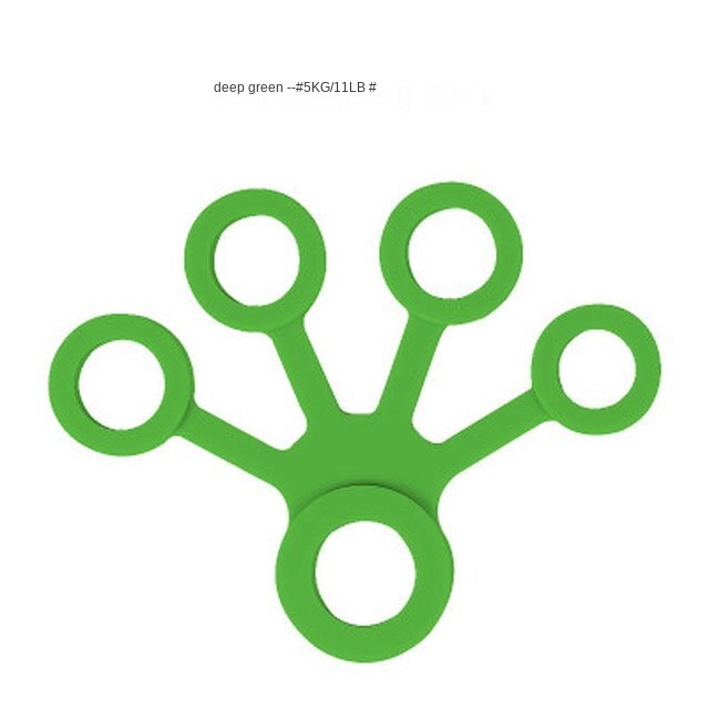 Expansor de mano de silicona de 3-4KG, ensanchador de entrenamiento para dedos, bandas de resistencia para muñeca, ejercicio, Fitness: Azul