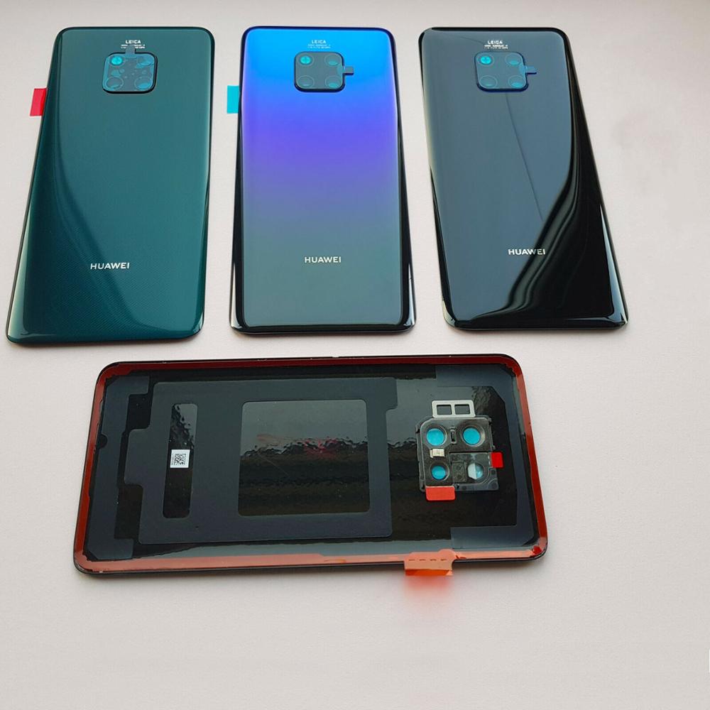 Mate20 Pro 100% Originele Behuizing Voor Huawei Mate 20 Pro Glas Batterij Cover Reparatie Vervanging Back Deur Telefoon Achter Case + Logo