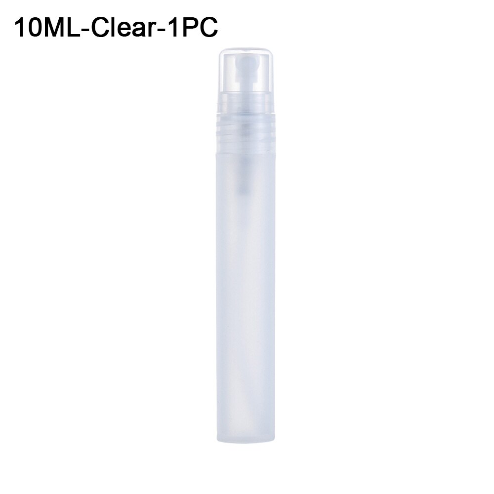 1pc 5/10ml meikki täytettävä pullo tyhjä muovinen hajuvesisumutin spraypullo minimatkatarvikkeet: 10ml- selkeä -1pc