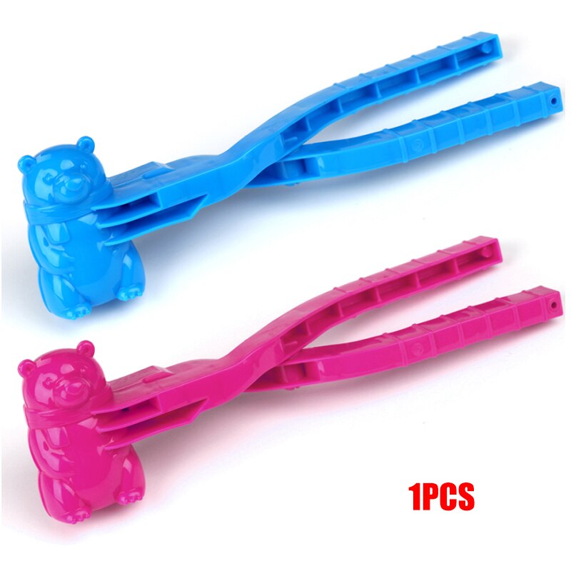 Fabricante de bolas de nieve económico molde de nieve Clip nieve arena molde herramienta de juguete para niños al aire libre invierno ds99: bear snow clip