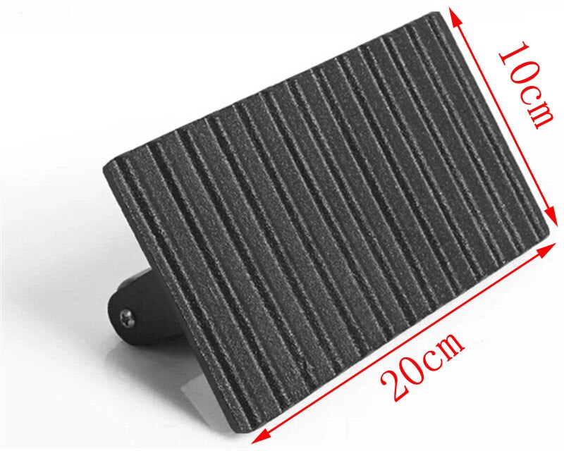 Round big BBQ tool Cast iron Wooden Handle Steak Plate Meat Press Grill Fried meat squid Fried steak barbecue pressure plate: 20x10xh8cm