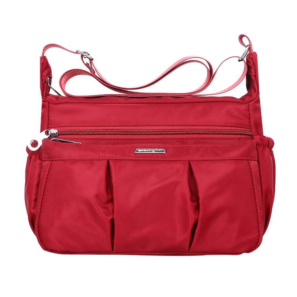 luxury handbags women bags Oxford Waterproof Large Capacity Shoulder Messenger Crossbody Bags сумка женская %40: Red D