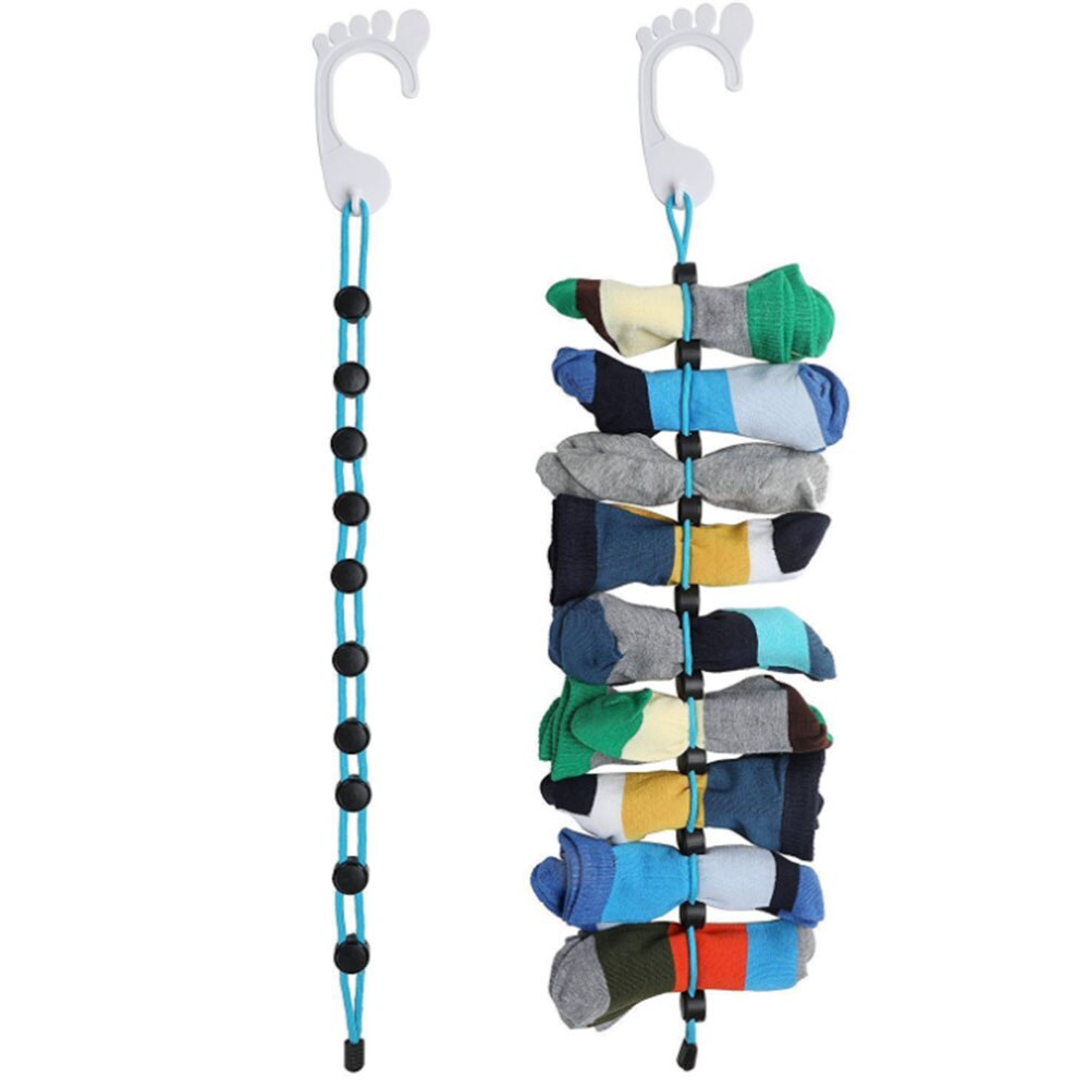 Drying Clip Dry Socks Artifact Home Accessories Clean Socks Tools Receiving Finisher Portable Socks Storage ABS Material Durable