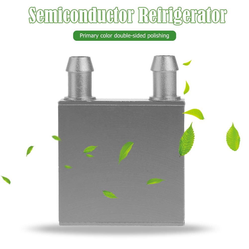 Aluminum Alloy Liquid-Water Silver Cooling Block for Computer Heat Sink System Semiconductor Refrigeration Sheet Speciality