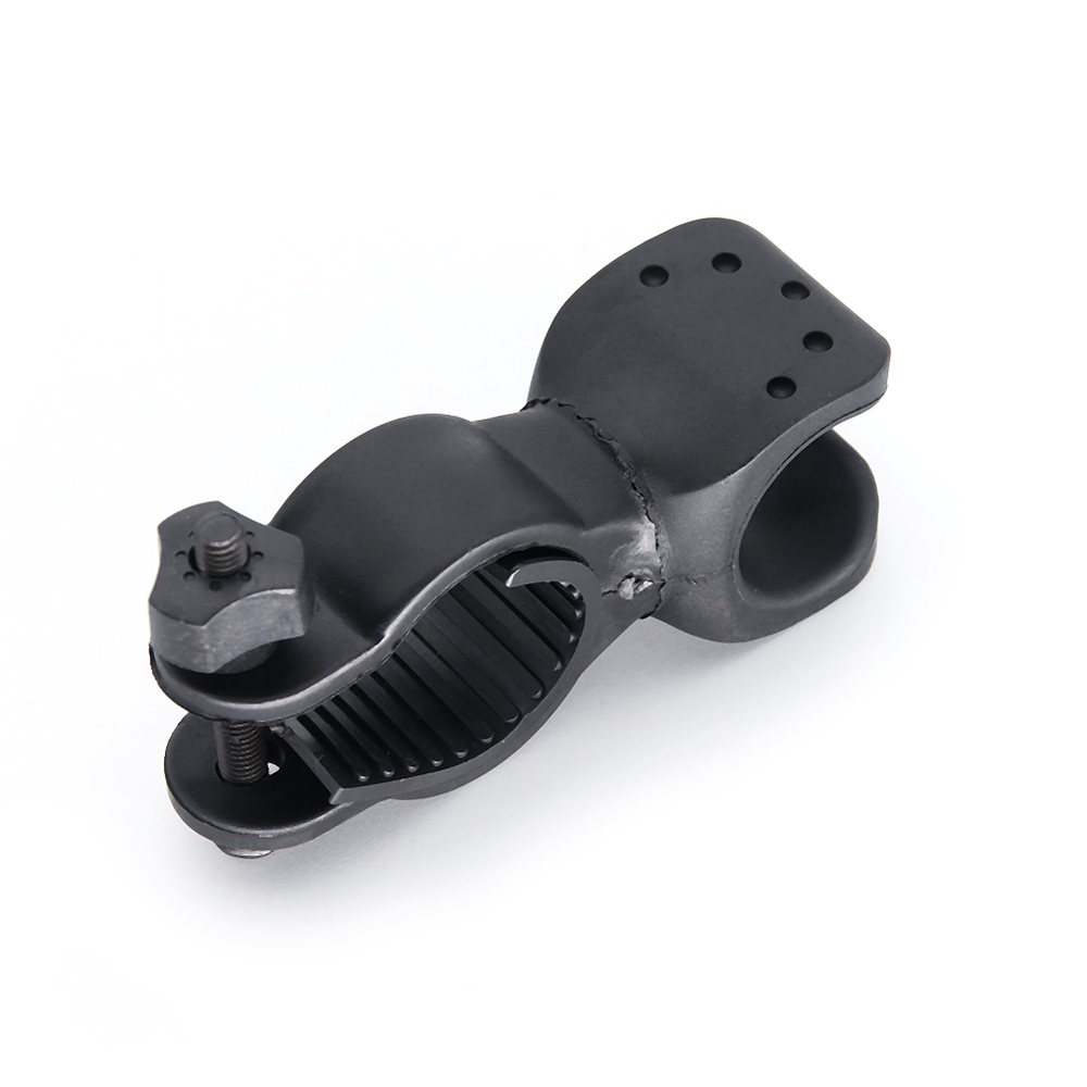 Flashlight 360 Degree Rotating Clip Rotation Flashlight Mount Holder Bicycle Mounting Bracket Torch Clip
