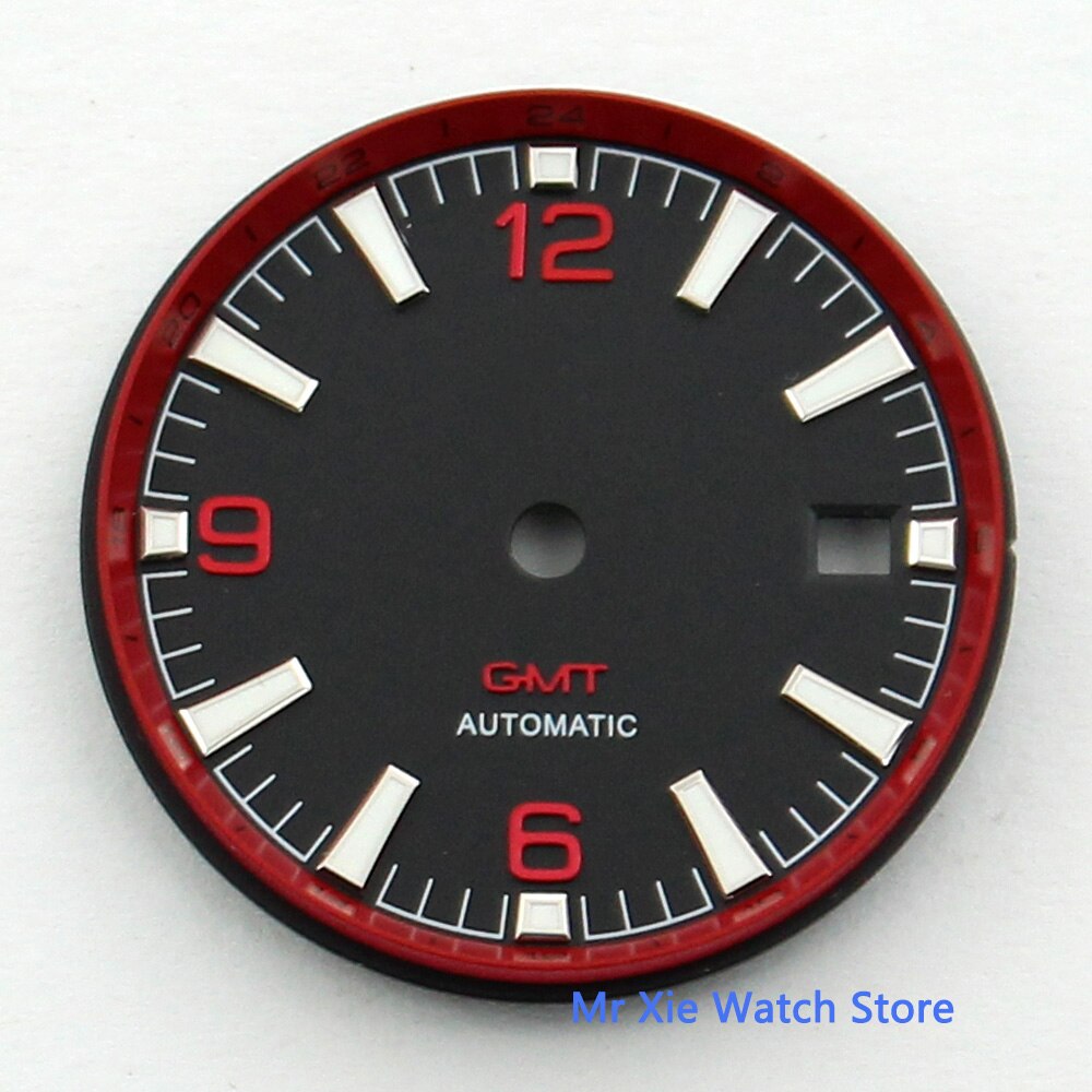 Bliger – montre stérile avec cadran, 31mm, MINGZHU 3804 GMT, mouvement automatique avec fenêtre de Date: NO4