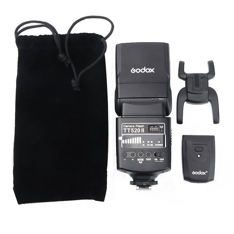 GODOX TT520II TT520 II Flash Speedlite para Canon EOS 1300D 800D 750D 760D 700D 650D 100D 80D 77D 60Da 5Ds 5Ds R 5D Mark IV 7D 6D