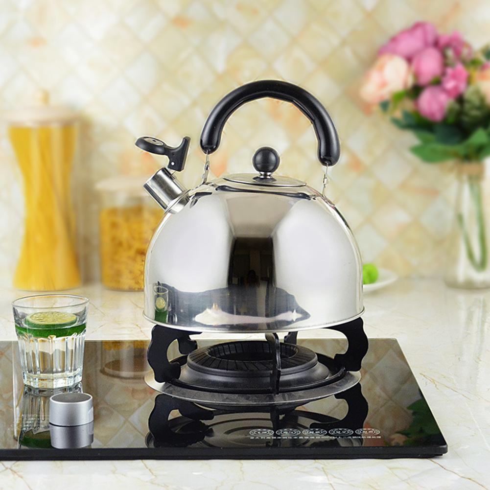 Teepannu viheltävä ruostumattomasta teräksestä valmistettu vedenkeitin ergonomisella kahvalla viheltävä teekannu induktioliedelle kaasuliesi
