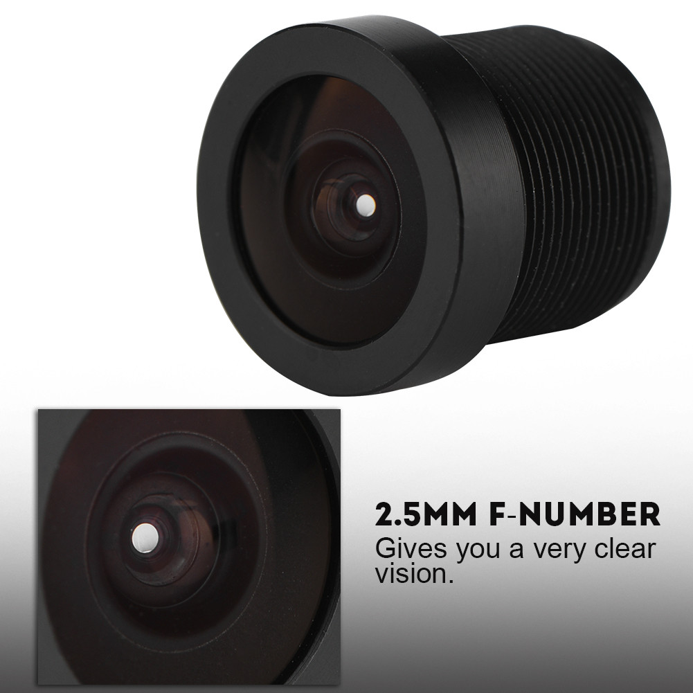 2.1mm kameralinser 150 ° vidvinkel  m12*0.5 ip kameralinser cctv-linse til 1/3 '' & 1/2.9 '' ccd-chips cctv-linse cctv-kameralinse