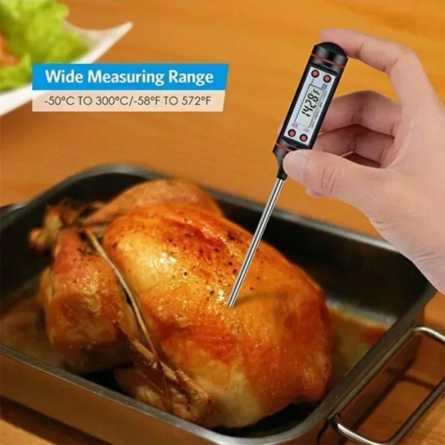 Voedselthermometer TP300 Keukenthermometer Elektronische BBQ-oventemperatuurmeter voor vlees Water Melk Kooksonde Keukengereedschap