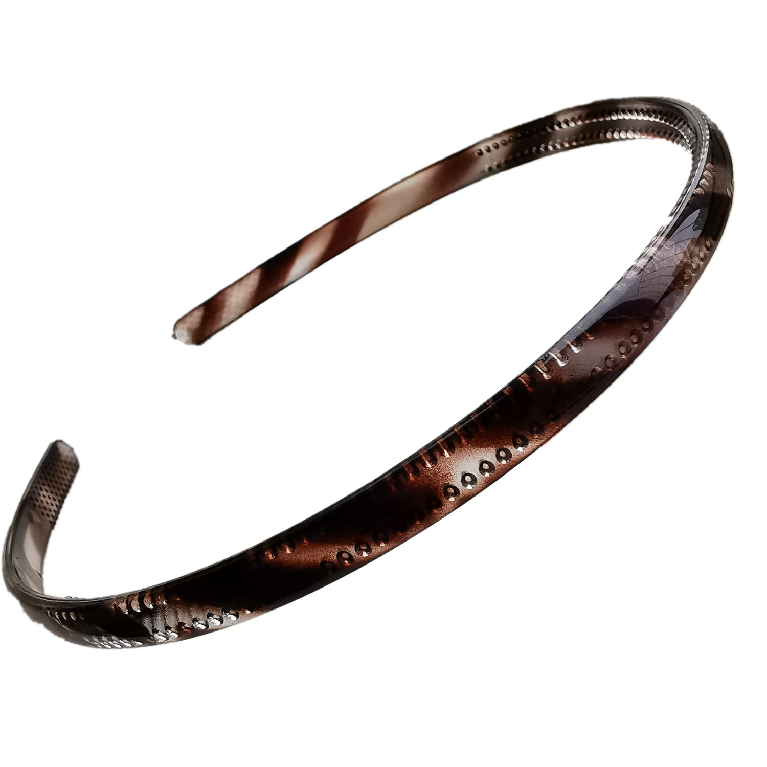 Plastic Leopard Hairband Mens Women Unisex Black Toothed Anti Slip Hair Head Hoop Band Sport Headband Hair Accessories: PURPLE