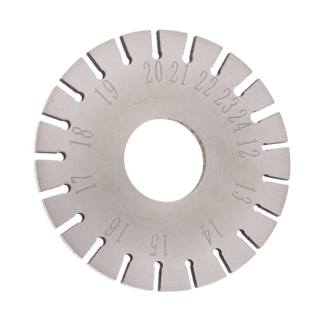 1pc Piano Tuning Tool Piano Wire Gauge Numbers 12-24 for Piano Repair Parts