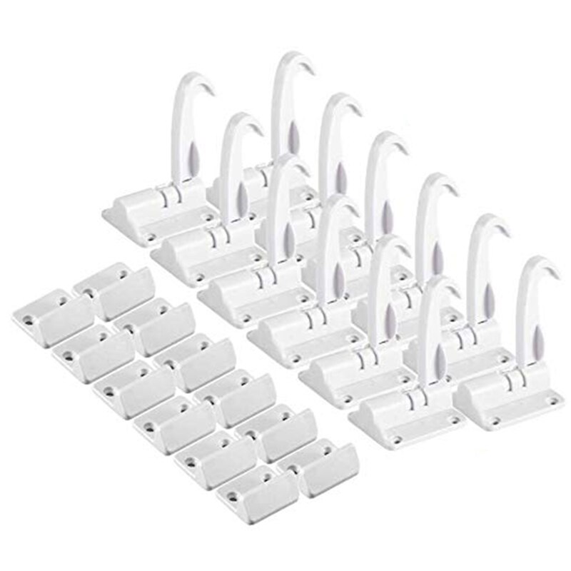 Baby Veiligheid Kabinet Sloten, Generatie Kind Proof Druk Sloten, Onzichtbare & Multi Gebruik Voor Kasten, drawers: Default Title