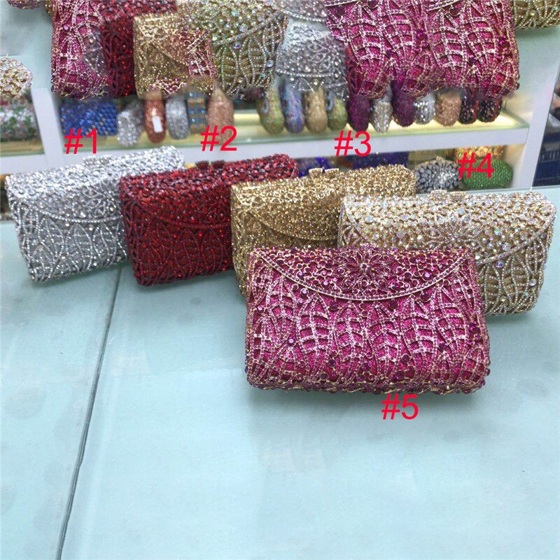 Women Wedding Clutches Bags Purse for Bride Female Handbags Lady Chain Metal Shoulder Bag Clutches Bag: as pictures 2