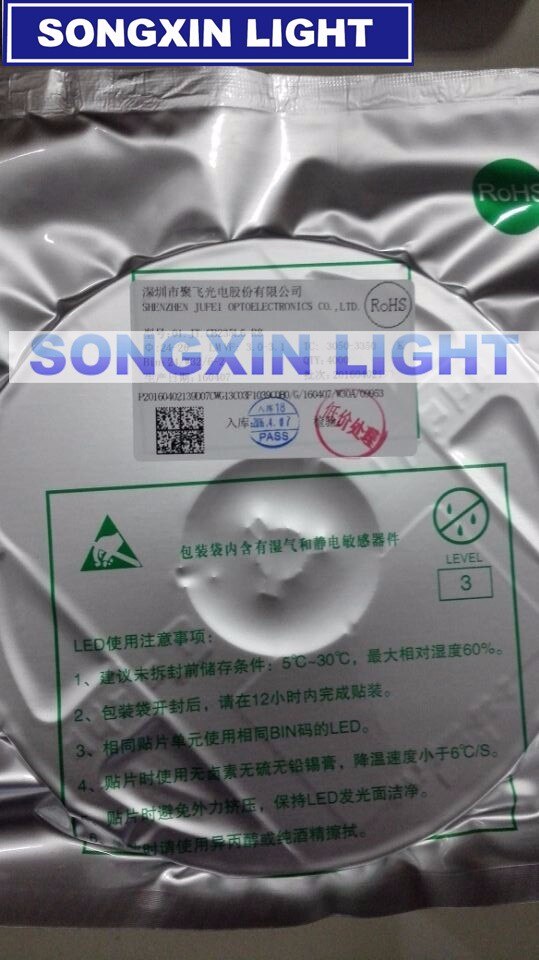 50PCS JUFEI LED Backlight 1210 3528 2835 1W 6V 96LM Cool white LCD Backlight for TV TV Application 01.JT.2835BPWS2-C