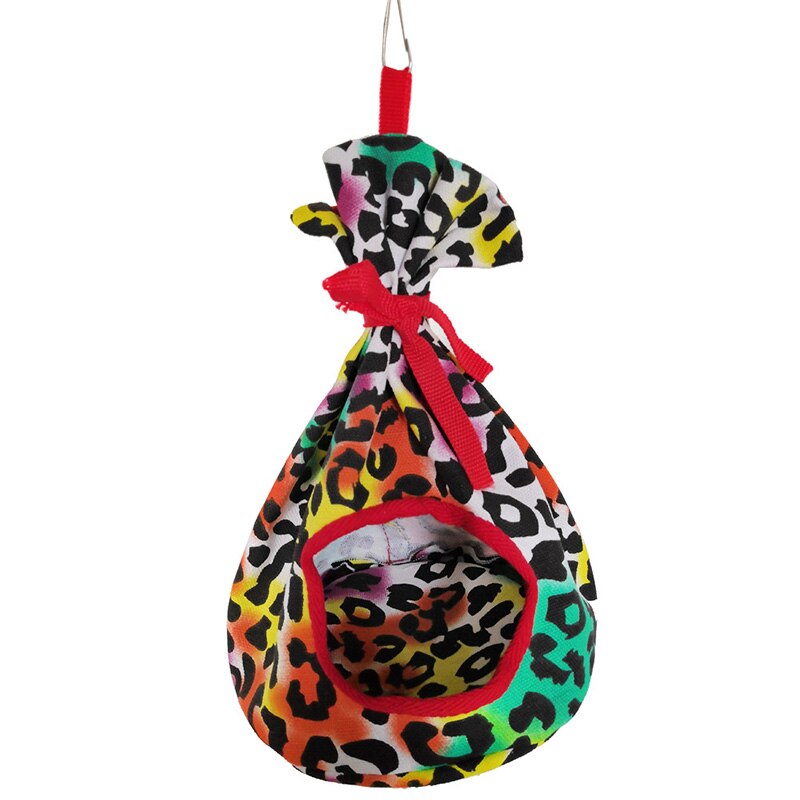 Śmieszne papuga hamak łóżko gniazdo ptaki małe wiszące klatka torba kieszonkowa płótno Podkładka papuga długoogonowa chomik okrągłe śmieszne słodkie kreatywne