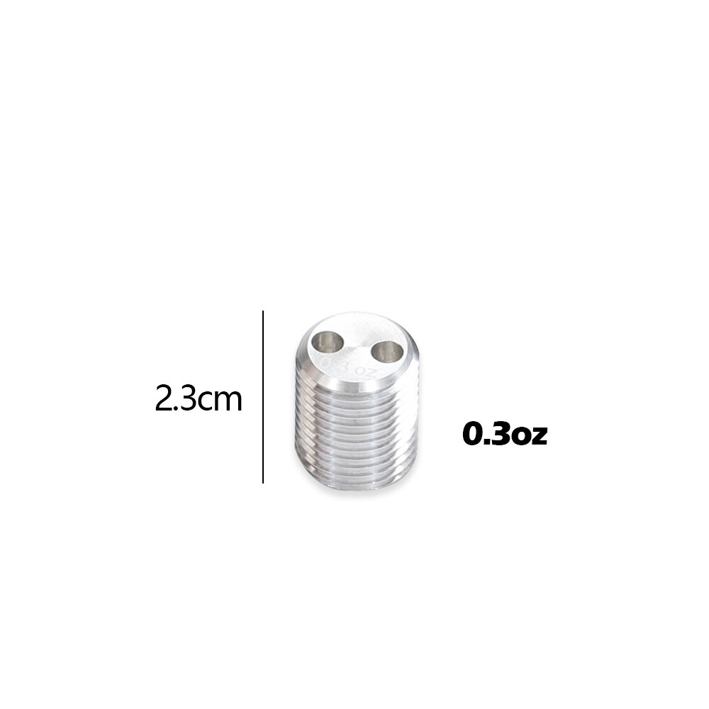 Taco de billar chino PREDATOR, Perno de peso con herramienta de instalación , ajuste de peso, duradero, accesorios baratos: 0.3oz