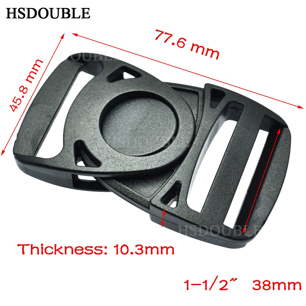 Plastic Side Release Center Buckles Swing Head Swivel style Backpack Straps Webbing 20mm 25mm 32mm 38mm