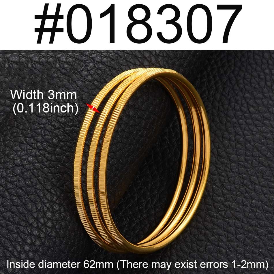 Anniyo (3 teile/los) afrikanisch Armreifen für Frauen Mädchen Dubai Arabisch Runde Kreis BangleBracelet Schmuck Äthiopischen Braut Hochzeit #018307: A