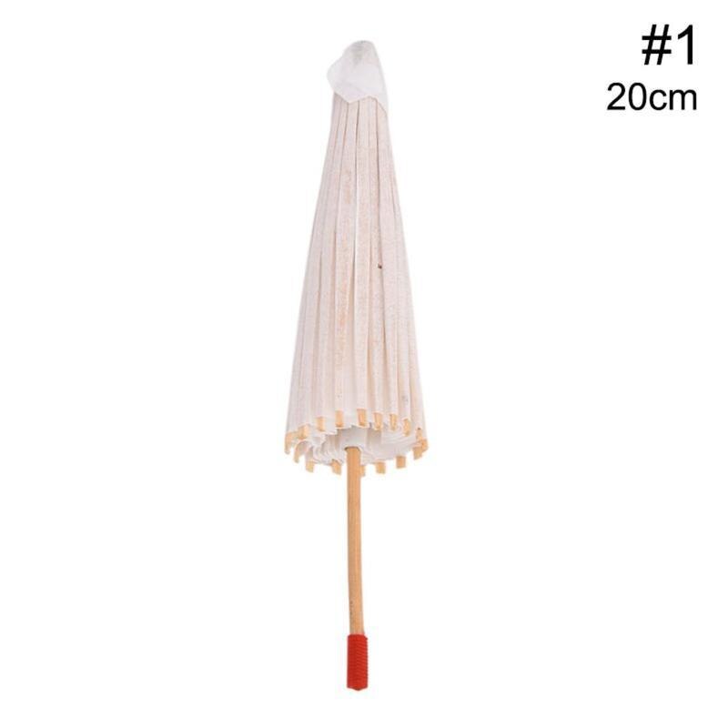 Voarge Mini Regenschirme - 5 Bunte Puppenzubehör Schirme