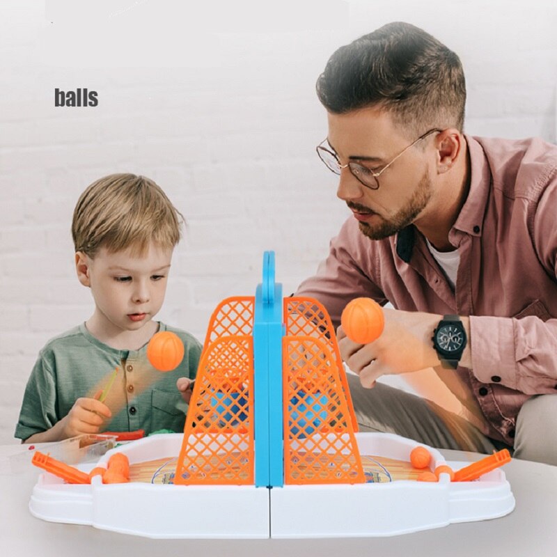 1Pc Finger Shooting Toy Board Game Plaything Basketball Shooting Machine Basketball Toy for Home Children Parent-child Games