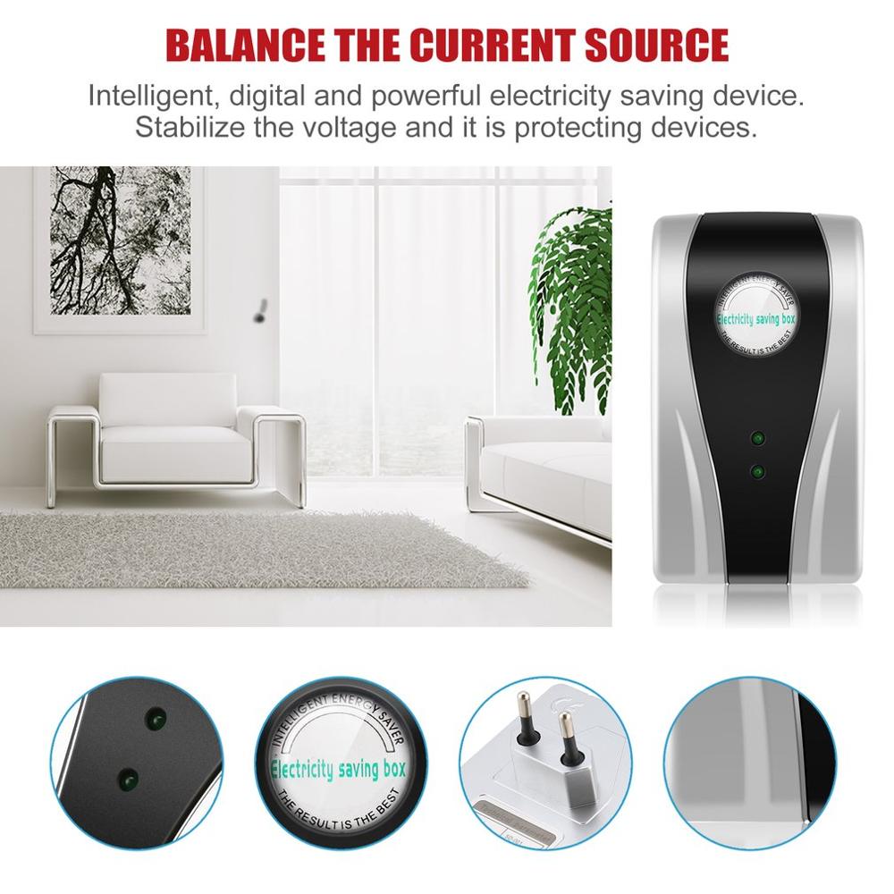 Intelligent Environment-Friendly Saving Box Intelligent Environment-Friendly Power 30% Saver Device US/EU/UK Plug