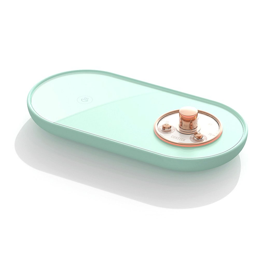 Podgrzewacz USB podgrzewacz przyssawki płyta grzejna inteligentny termostatyczny podstawka strąk kubek 3 bieg powołanie mata grzewcza Podkładka robić kawy herbata mleczna: Zielone światło