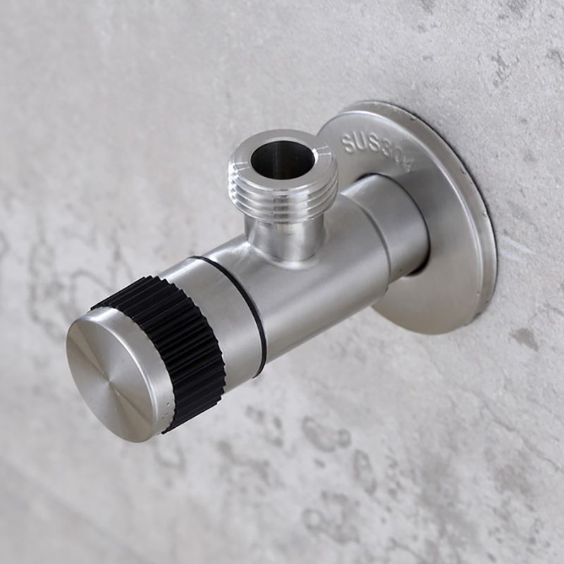 304 Stainless Steel Angle Stop Valve Water Valve Shut Off Quarter Turn Water Sink Bathroom Toilet Kitchen Shower Plumbing DN15