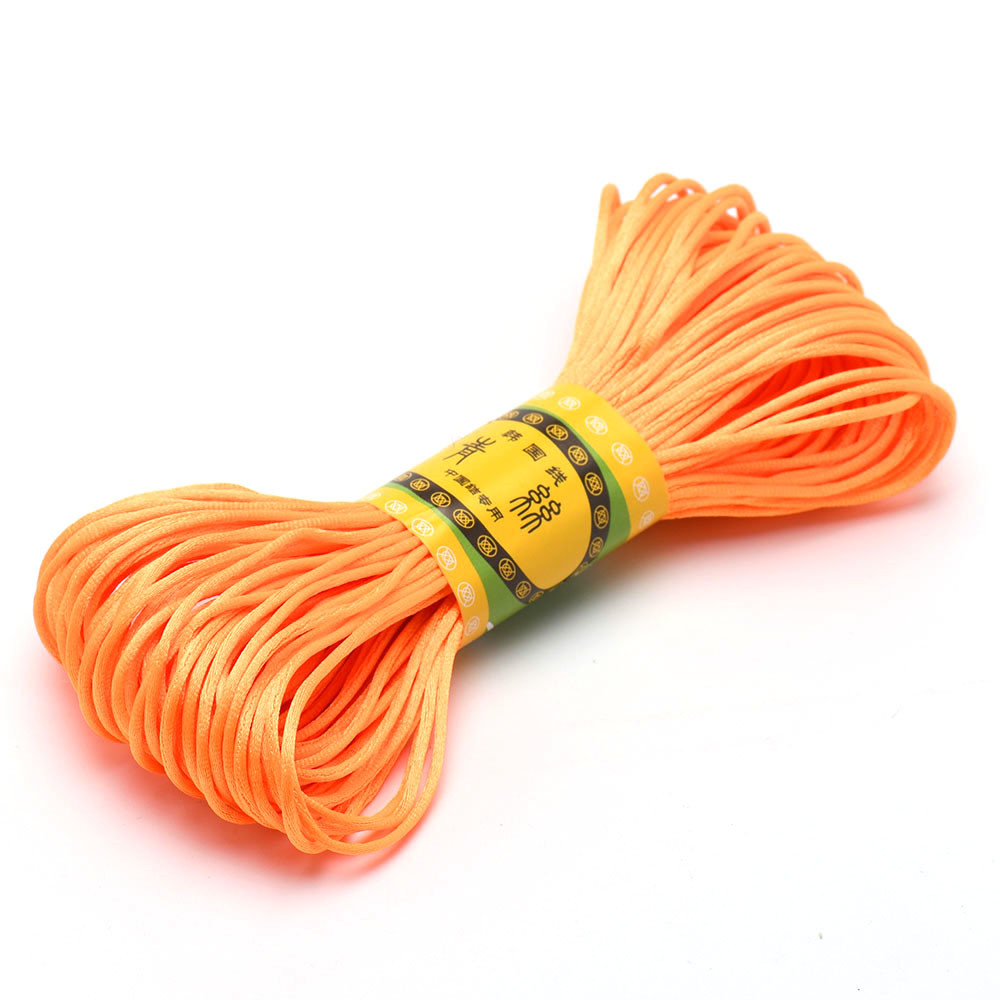 20 m 1,5 mm Satin--Nylon-Zierkordel, Rattail-Kordel, chinesischer Knoten