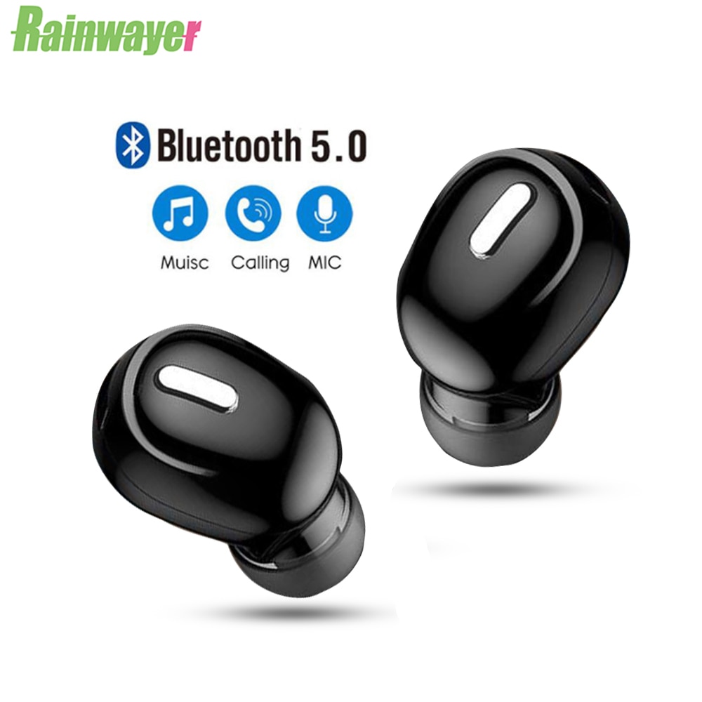 Mini Draadloze Bluetooth 5.0 Oortelefoon In Ear Sport Met Microfoon Handsfree Headset Oordopjes Voor Alle Telefoon Voor Samsung Huawei Xiaomi