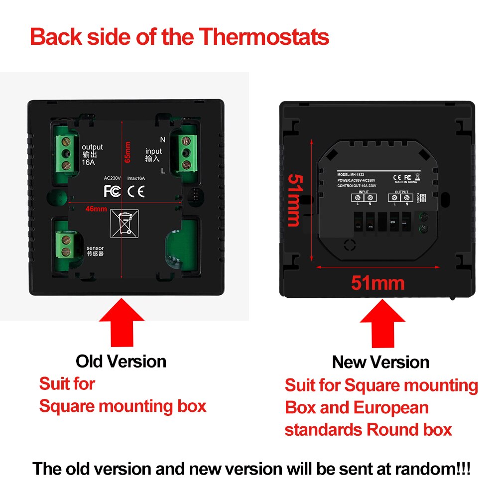 110V 120V 230V All Touch Screen Temperature Controller Thermoregulator Black Back Light Electric Heating Room Thermostat WiFi