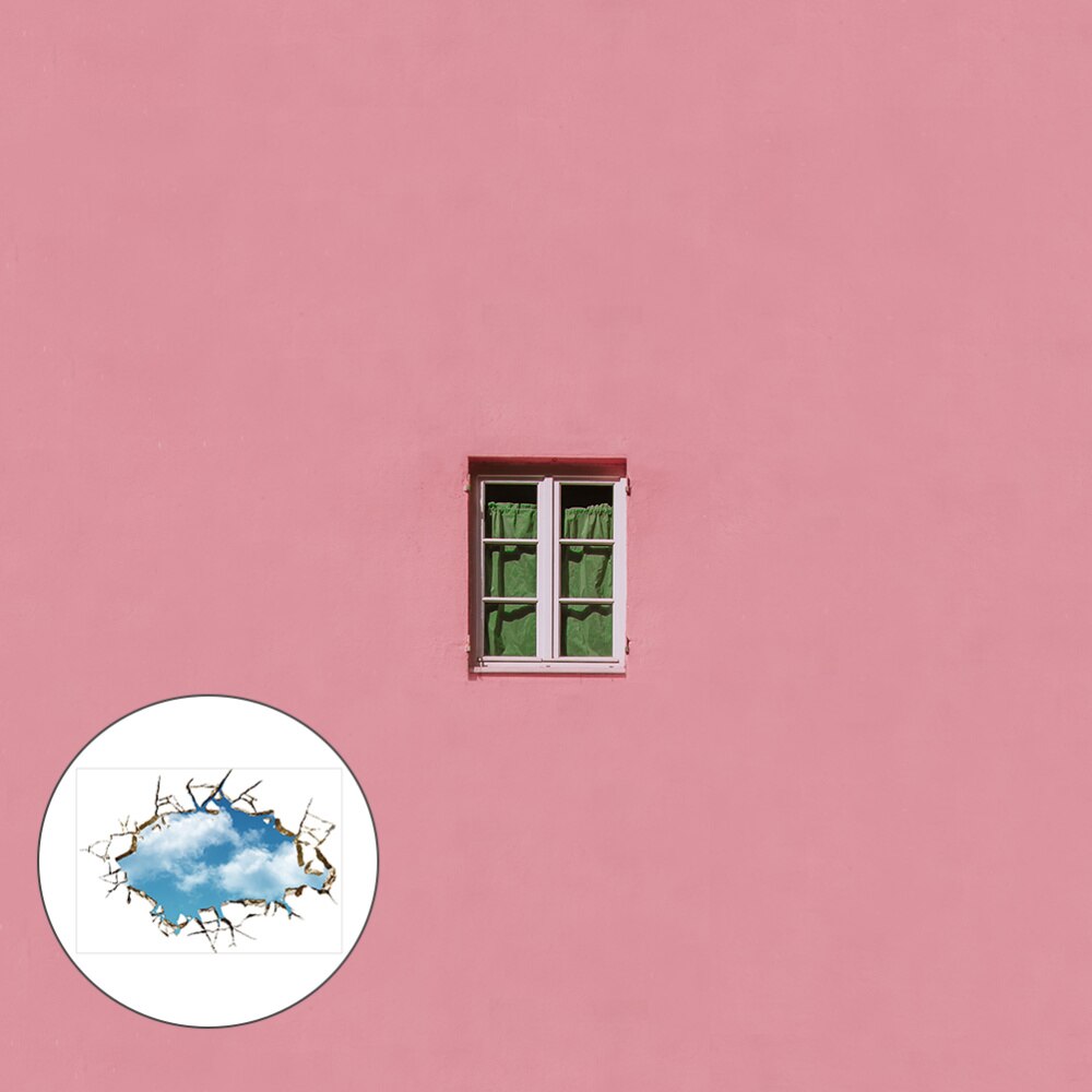 1Pc 3D Wall Decal Living Room Ceiling Wall Sticker Murals Art Decal