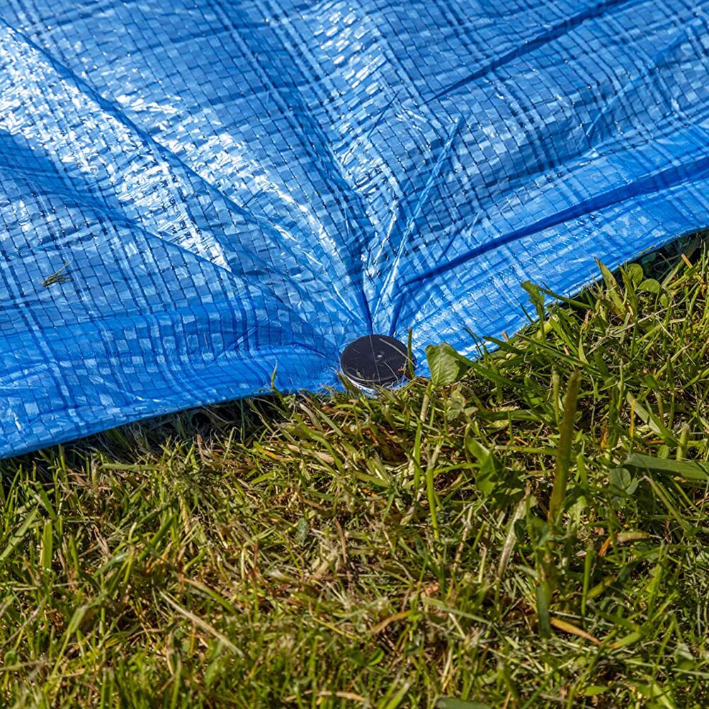 50pcs Practical Plastic Anchor Stakes Garden Netting Film Anchor Stakes Pegs Ground Cloth Fastening Barbed Nail