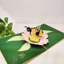 Bumble-Bee Pop Up Kaart Voor Uw Honing 3d Verjaardag Pop Up Moederdag Kaart, anniversary Popup, Valentijnsdag, Gefeliciteerd