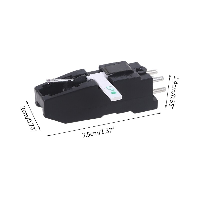 Dual sowohl rubin und saphir Stereo Stift Nadel Stift Stereo Plattenspieler Patrone E06C