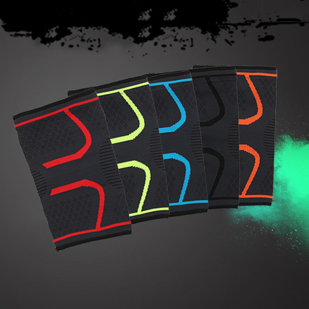 1PCS Fitness Running Cycling Knee Support Braces Elastic Nylon Sport Compression Knee Pad Sleeve for Basketball Volleyball