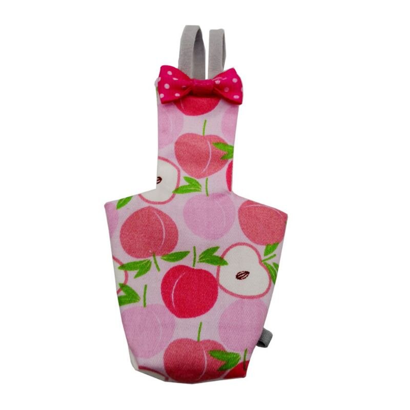 Papegaai Luier Met Bowtie Leuke Kleurrijke Fruit Bloemen Valkparkiet Duiven Kleine Medium Grote Huisdier Vogels Vlucht Pak Kleding Wasbare: 8-M