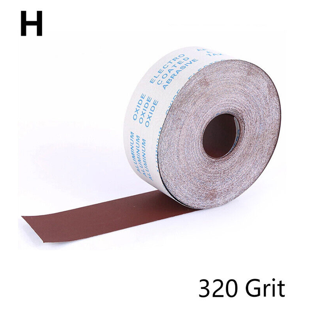 Sandpaper Roll Emery Cloth Sand Paper Sanding Abrasive Sheets 60 80 100 120 150 180 240 320 400 600 800 Grit 1 Meter Length: Dark Red