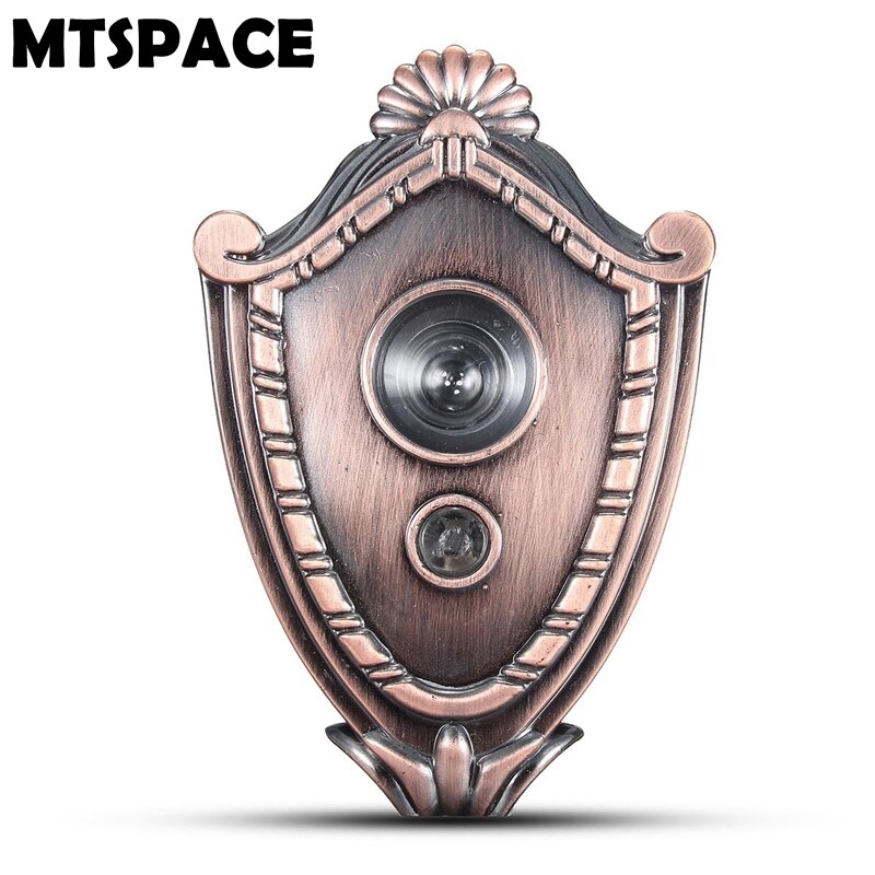 MTSPACE Adjustable Door Viewer Home Security Wide Angle Door Viewer Door Peep Sight Hole Adjustable Length Range Doorbell ABS