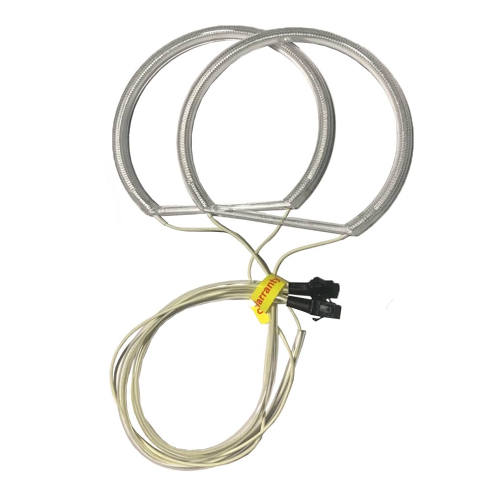 4Stck 131MM CCFL E36 Engel Augen Weiß Neon- Birne Halbkreis glühen Tagfahrlicht für Bmw E46 E39 3 serie