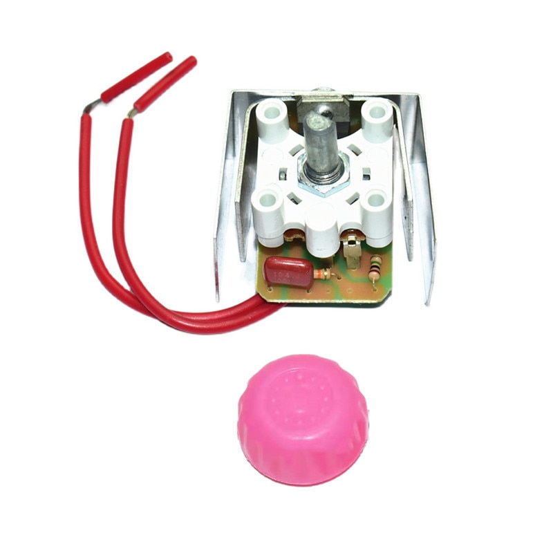 Birdcage-perilla de calentador de Control de temperatura, interruptor de termostato de estufa eléctrica Universal, botón de temperatura ajustable