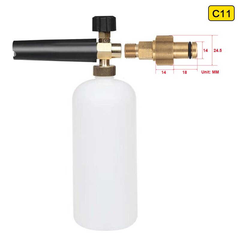 High Pressure Washer Snow Foam Lance Foam Cannon For Karcher Daewoo Hammer Huter Makita Bosch Parkside Lavor Stihl Car Wash: C11