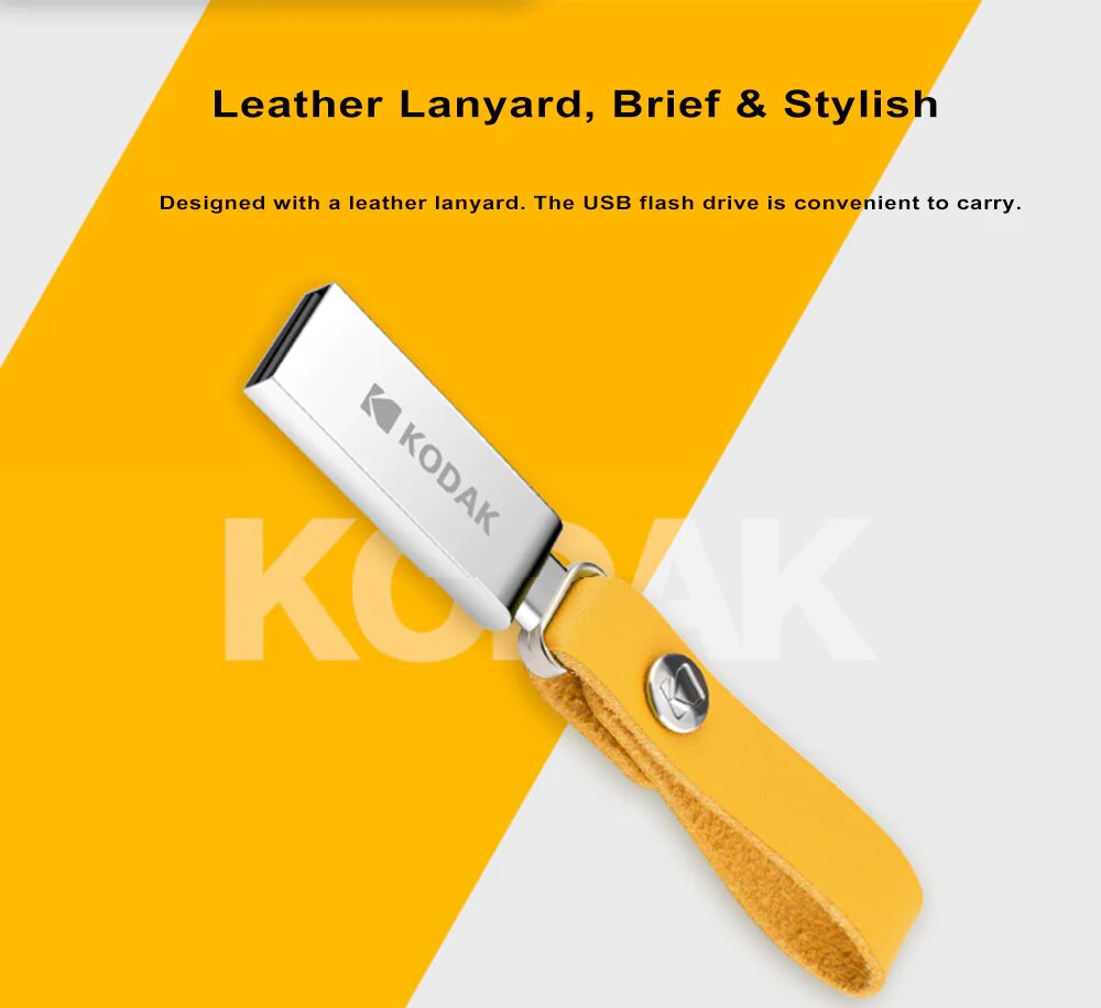 KODAK USB 2.0 Pen Drive 16GB 32GB 64GB K122 Metal USB Flash Drive