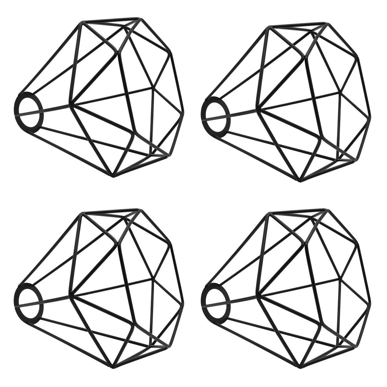 Easy Fit Pendant Light Shade Metal Cage Diamond Lampshade Pendant Lamp / Ceiling