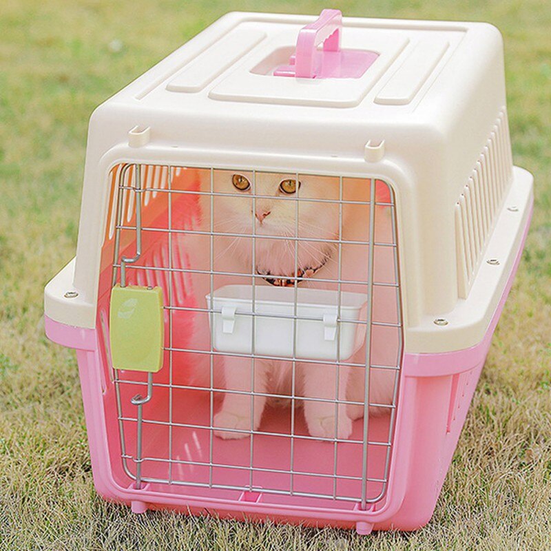 Pet Food Bowl Dog Cat Can Hang Stationary Dog Cage Air Box Feeding Bowls Dog Cat Hanging Water Food Bowl Puppy Kitten Feeder #