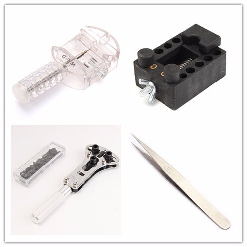 144 stuks horloge reparatieset, set met achterdeksel verwijderaar, batterij reparatieset voor horlogeband, opener, veerstaaf verwijderaar