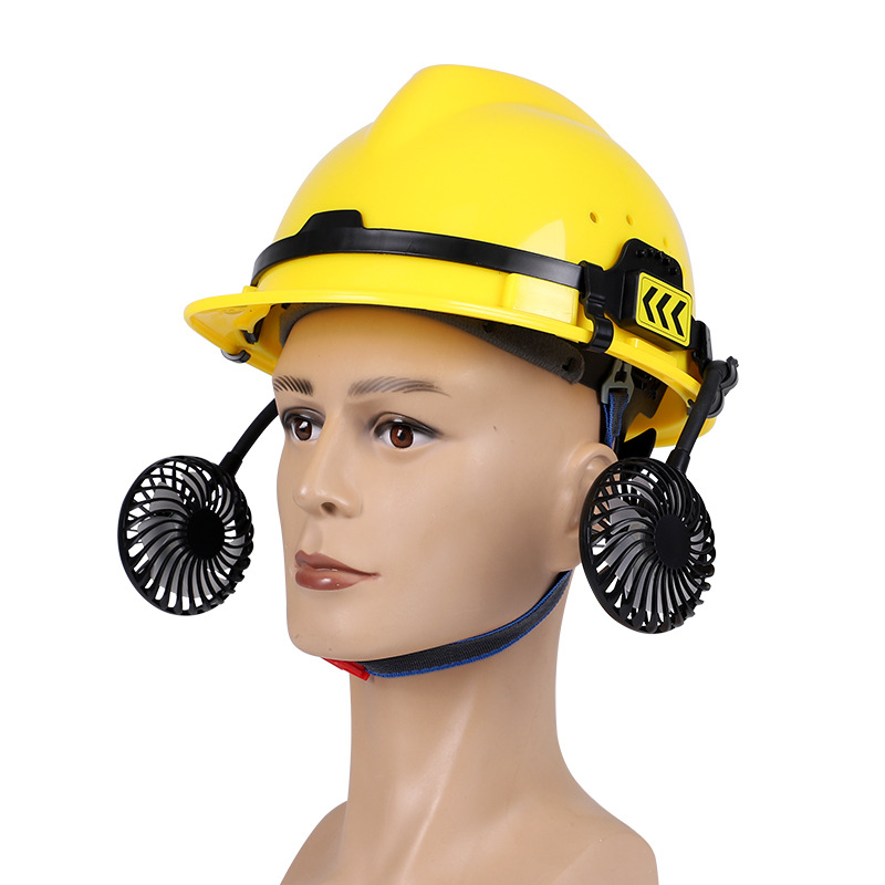 Universal Portable Fan for Safety Helmet Fan Ventilation Cooling Sunscreen Breathable Construction Safety Helmet Accessories