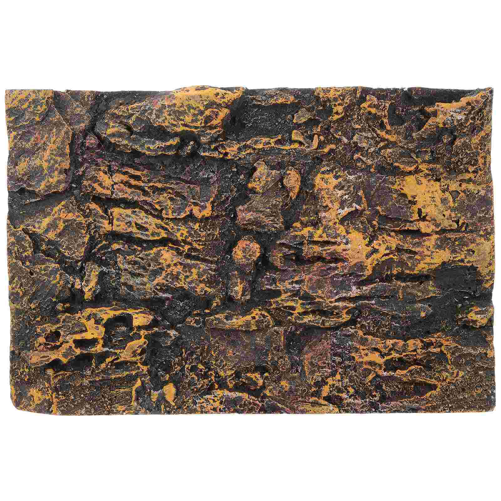 Terrarium Hintergrund Rock Platte dekorative Aquarium Tank kriechen 45x30cm Fisch bretter Reptil 3d dunkel grau pu: WHITE