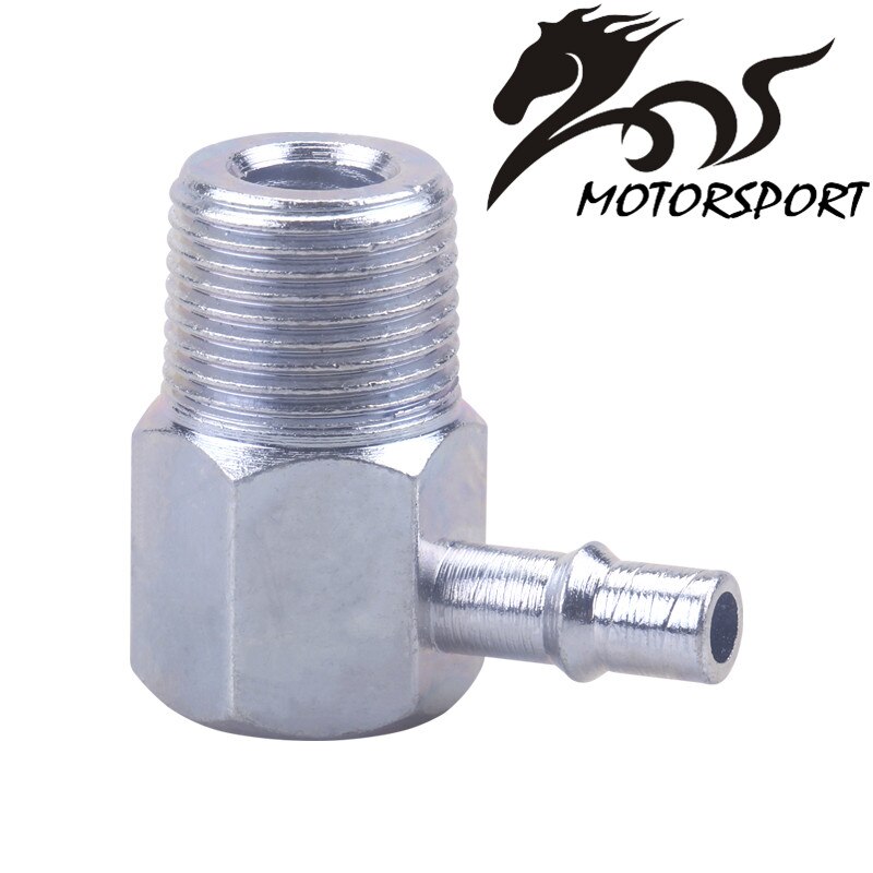 Kwaliteitsgarantie Aluminium Inlaatspruitstuk Vacuüm Fitting 90 Graden 3/8 "Npt 1/4" Tepel Staal