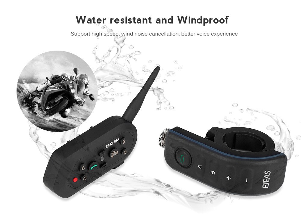 Officiële Accessoires Motorfiets Stuur Afstandsbediening Voor Ejeas E6 Plus Helm Intercom